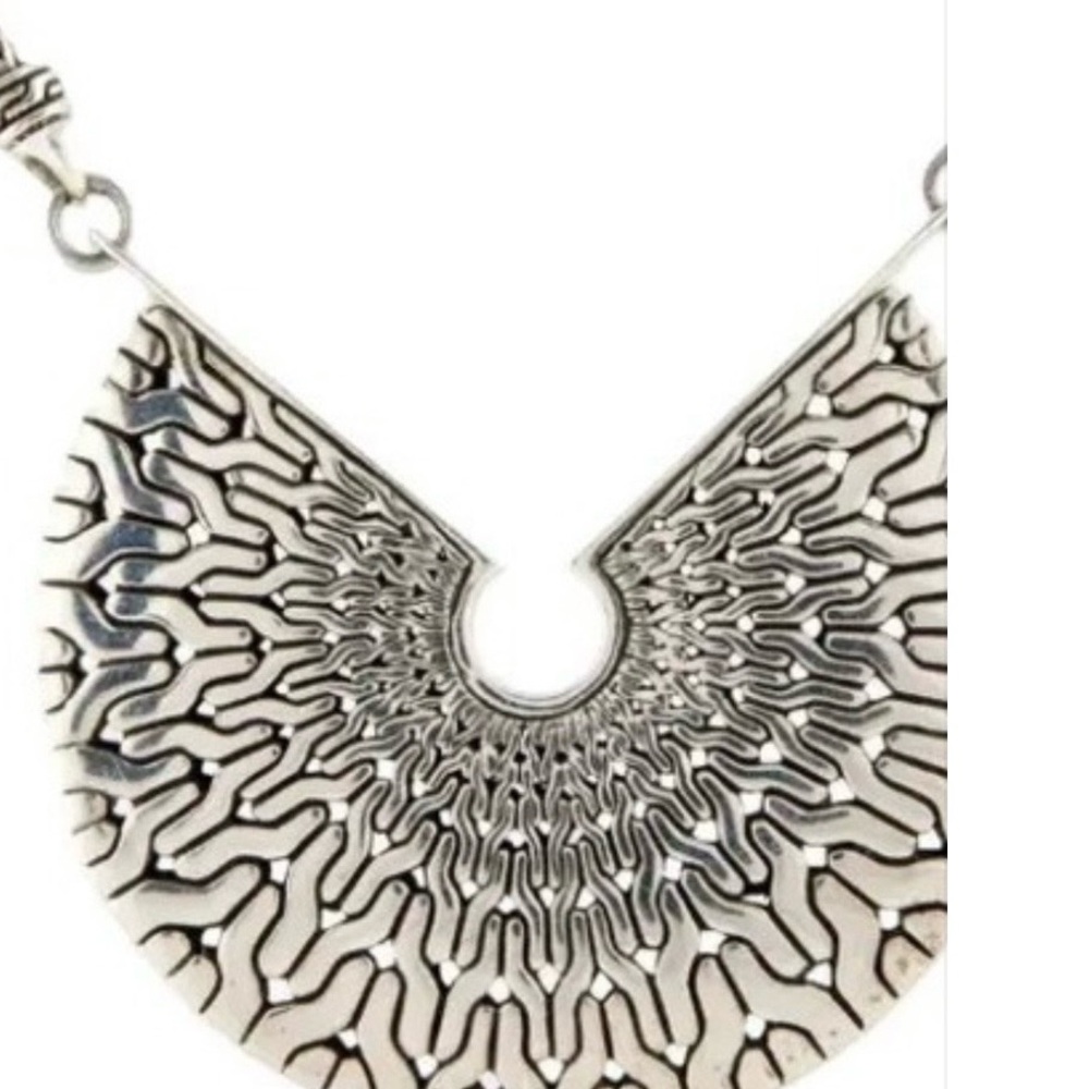 John hardy classic chain radial station pendent necklace sterling silver 925 - Picture 3 of 8